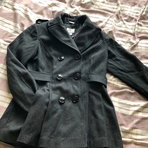 Dark Grey Peacoat